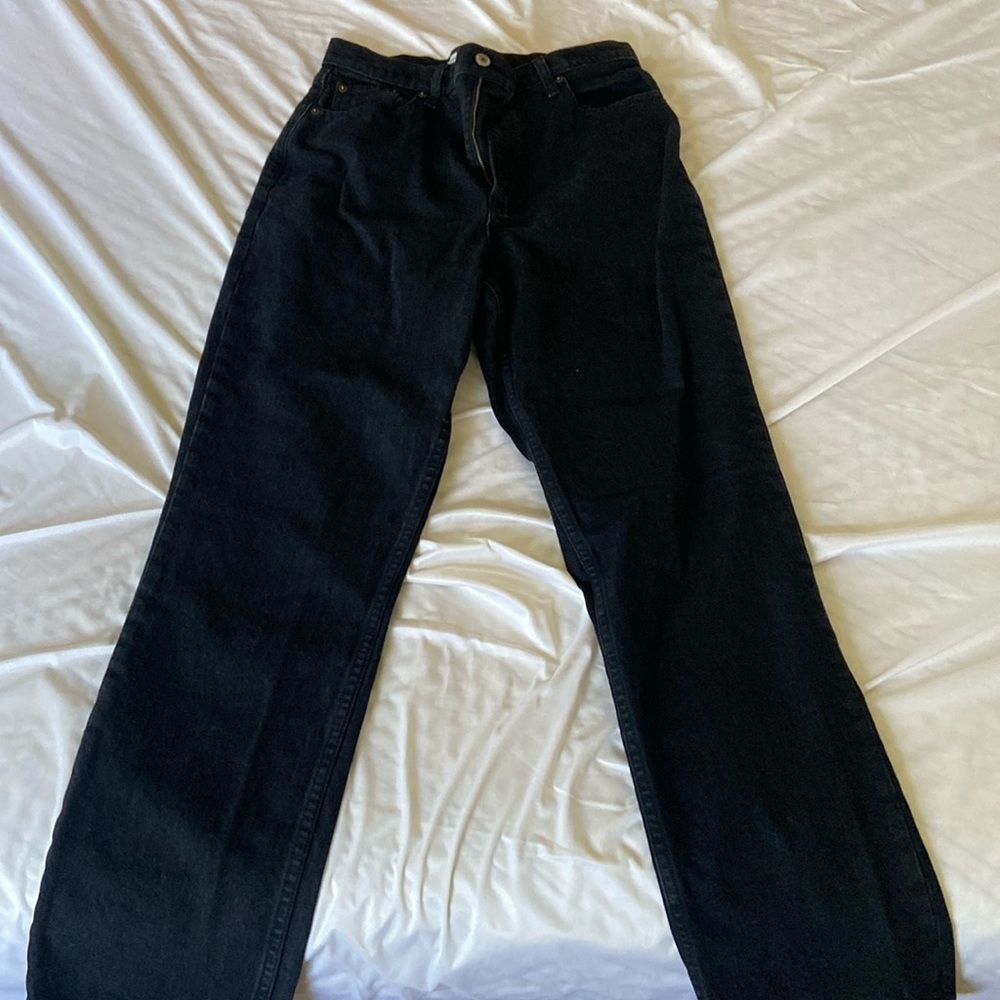 Abercrombie curve love 90s straight ultra high rise